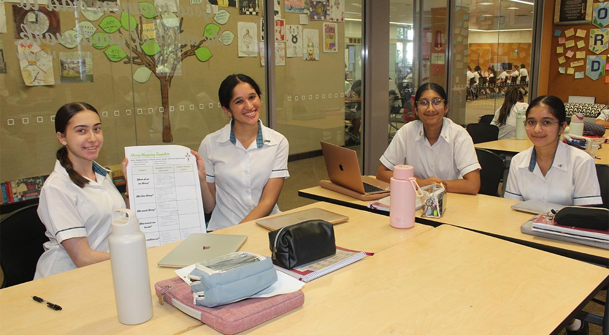 Catherine McAuley students joined with students from Mercy schools across Australia for the AMSSA Student Virtual Conference.