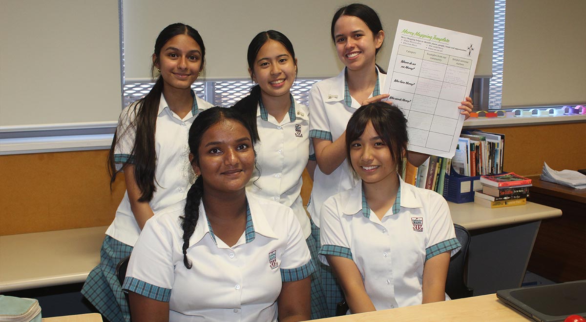 Catherine McAuley students joined with students from Mercy schools across Australia for the AMSSA Student Virtual Conference.