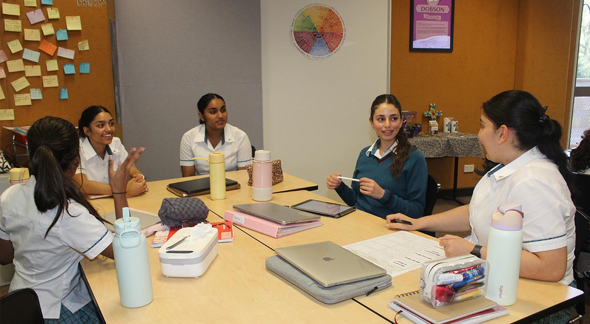 Catherine McAuley students joined with students from Mercy schools across Australia for the AMSSA Student Virtual Conference.