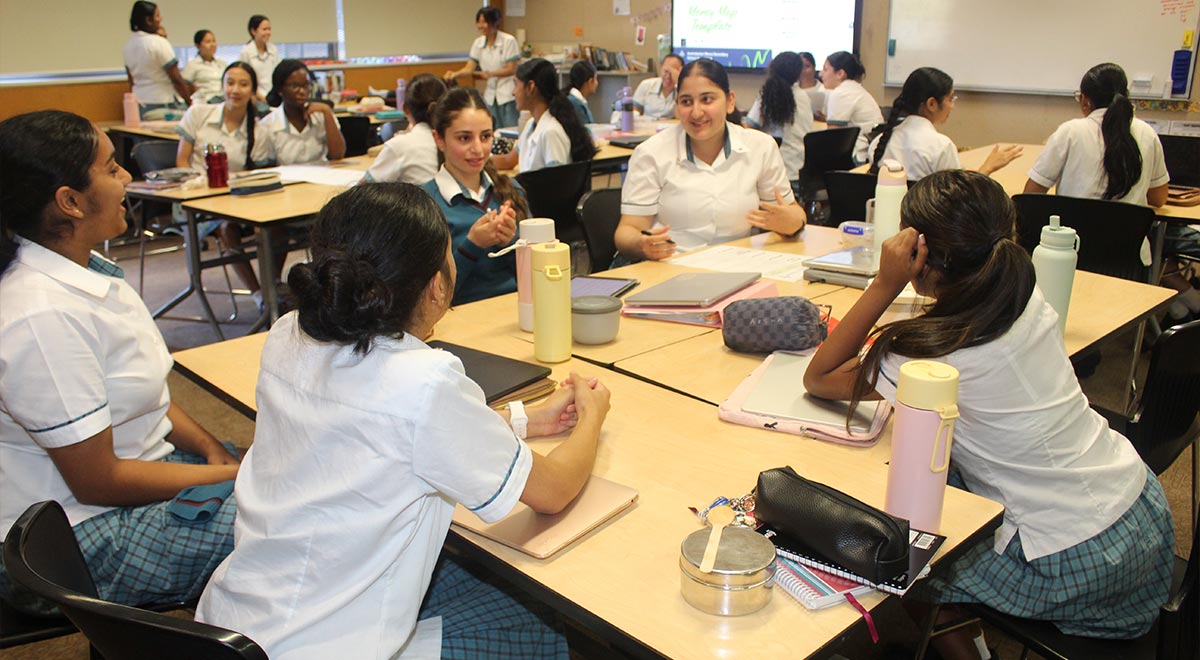 McAuley Westmead students in conference