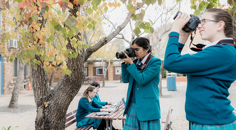 Catherine McAuley Catholic College Westmead student photographers