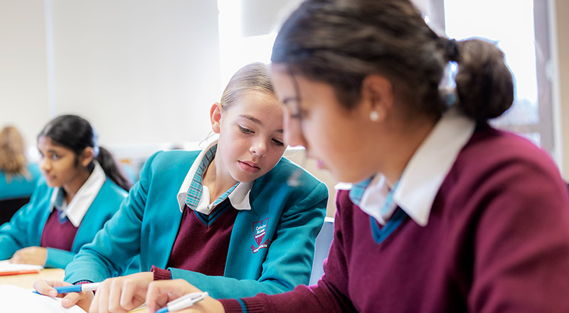 Catherine McAuley Catholic College Westmead students in class