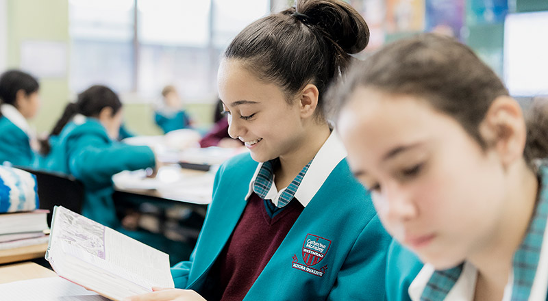 Catherine McAuley Catholic College Westmead students in class