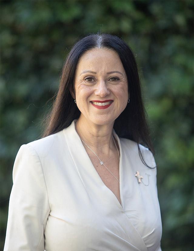 Portrait photo of Mary Refalo, Principal of Catherine McAuley Westmead