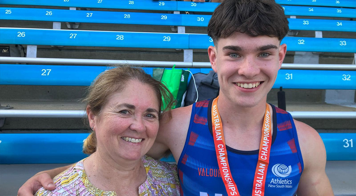 Xavier Hennessey, Bronze Medalist in U18s Pole Vault